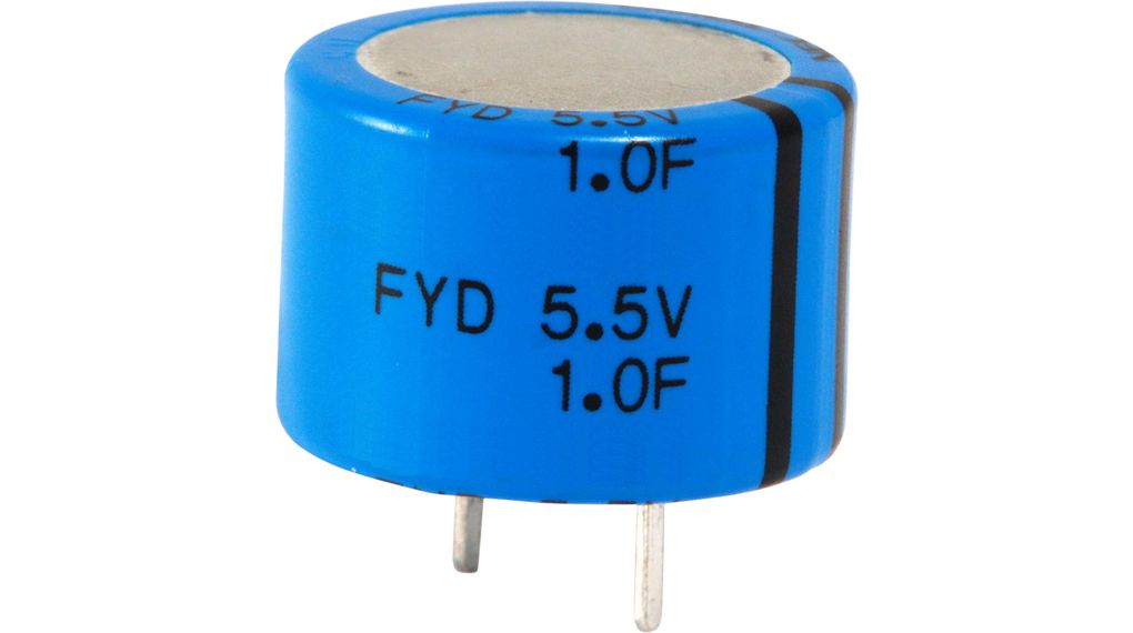 Superkondensator, 0.1F, 5.5V
